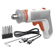 ELECTRIC SCREWDRIVERS | Black & Decker 4V MAX Cordless Screwdriver with 2 in. Assorted Bits