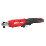 CORDLESS RATCHETS | Factory Reconditioned Craftsman V20 Brushed Lithium-Ion 3/8 in. Cordless Drive Ratchet (Tool Only)