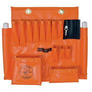 TOOL STORAGE | Klein Tools 10 Handtool Pockets Aerial Apron - Orange