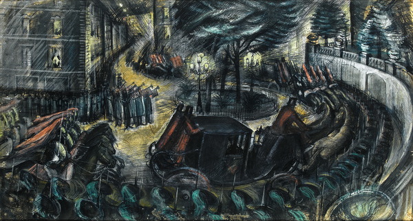 Artist Alan Sorrell: Procession: Rome, 1931