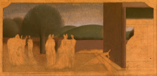 Artist Winifred Knights: Study for Scenes from the Life of St Martin of Tours, circa 1929