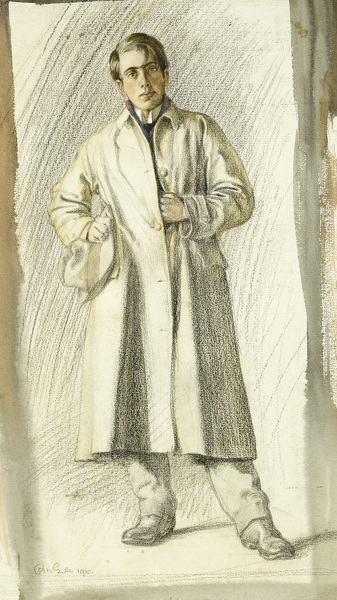 Artist Colin Gill: Self-portrait, 1910