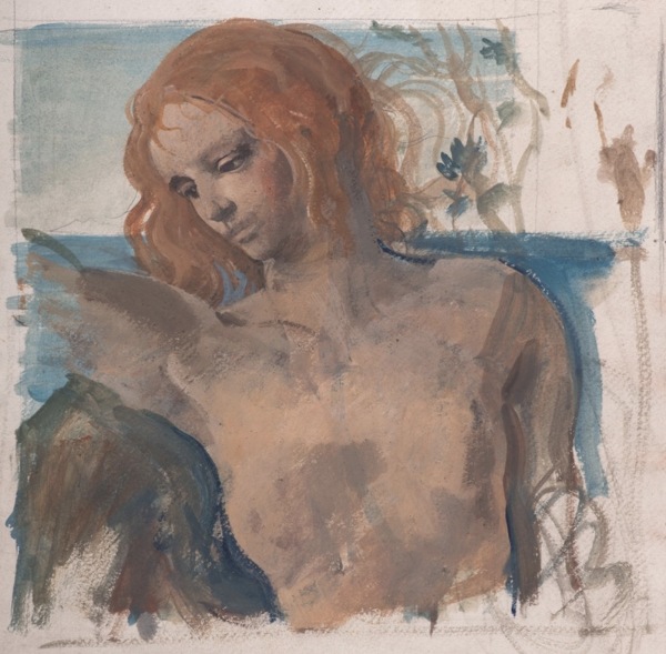 Artist Alfred Kingsley Lawrence: Study for Persephone