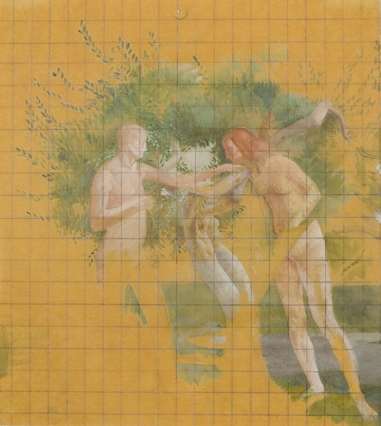 Artist Sir Thomas Monnington: Study for Allegory, circa 1925