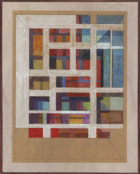 Artist Sir Thomas Monnington: Geometric Study, circa 1964