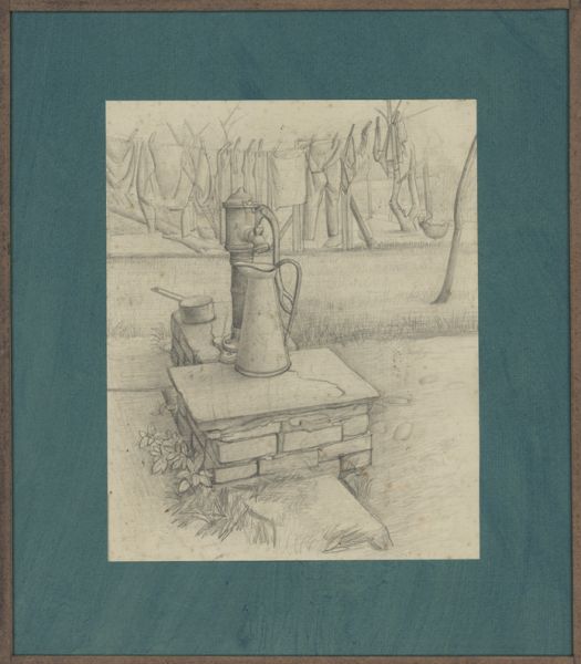 Artist Stanley Lewis: The Garden at Llwyn-On, Croesyceiliog, mid 1920s