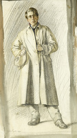 Artist Colin Gill: Self-portrait, 1910