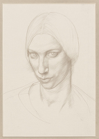 Artist Winifred Knights: Self-portrait