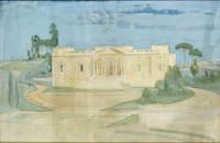 Artist Alfred Kingsley Lawrence: The British School at Rome, circa 1923